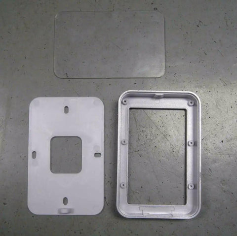 Disassembled Rugged RFID Enclosure For DIY Access Control Projects, IP54 ABS Plastic Junction Box 115 X 75 X 21.5mm
