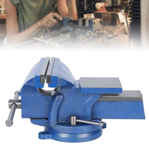 Heavy Duty Cast Iron Table Vise With 8 Inch Jaw Width And Wide 150mm Opening For Milling Drilling Machines Plus Flat Clamp Anvil Workholding Tool