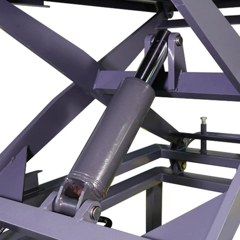 Heavy Duty Electric Scissor Lift For EVs With 1000 Kg Capacity And 1800 mm Rise Featuring A Rock Solid 6 Degree Tilt Table And Slick Side Sliding Base 220 V Power Makes Its Shop Jobs A Total Breeze