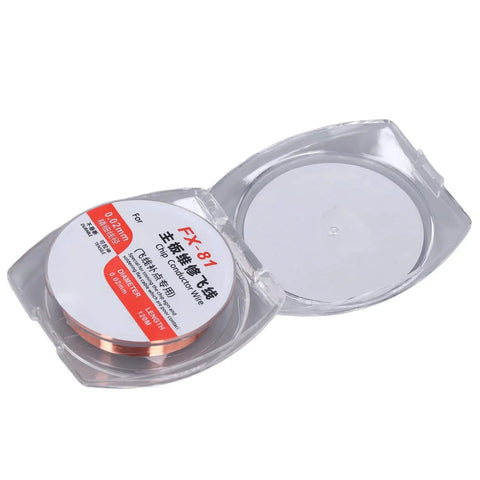 Pro Grade Dope Ultra Fine 0.1mm Enameled Copper Wire 30 AWG Silver For PCB Repair One Piece Flexible And Stretchable