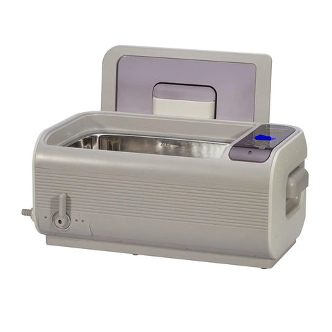 Top Shelf Ultrasonic Vinyl Cleaner Featuring Digital Controls And Stainless Steel Basin for LP cleaning and maintenance.