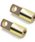 Heavy Duty Iron Cylinder Clevis Y Joint With M12x1.25 Female Thread, 62mm Length, 2 Pack Pneumatic Y Connector For Air Cylinders In Chemical, Textile, Electronics Industry, iron pair