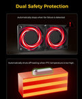 Image showing dual safety protection features for Modular Chamber Heater For Enclosed FDM 3D Printers With Filament Drying.