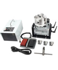 Precision Cnc Rotary Table Index Head Features Smooth Speed Control For Arc And Seam Welding Mechanical Arm Setup Runs Slick And Handles Heavy Daily Tasks with accessories and control unit.