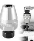 Tough As Nails Damaged Bolt And Stud Extractor For One Quarter To One Half Inch Studs Three Eighths Drive Stud Remover in use with ratchet