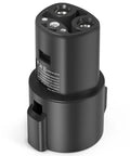 Sae J1772 To Tesla Charging Adapter Plug And Go With 80 Amp 240 Volt Max, black durable connector for electric vehicle charging