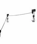Overhead Kayak Hoist With Pulley System For Garage Storage, 125 Lb Capacity, Lifts Kayaks, Canoes, And Bikes Safely, Ceiling Mounted Hoist