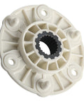 MBF618448 Washer Rotor Hub Bulletproof Build And Hassle Free Swap Replacement For LG And Kenmore Washing Machines durable PBT GF30 design, side view.