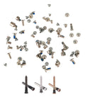 Top Shelf Complete Screw Replacement Kit For iPhone 14 Pro Max featuring various pentalobe and logic board bolts in multiple finishes.