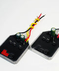 60 Amp 21 Volt Brushless Lithium Angle Grinder Control Board with wires, capacitors, size 6x5x0.9cm for DIY repairs.