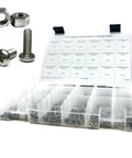 Stainless Steel Phillips Pan Head Machine Screw Kit With Nuts For Projects Four Forty Through One Quarter Twenty Inches Up To One And A Half Inches 496 Pieces Hand Picked And Ready For Any Build.