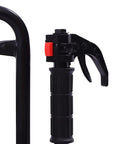 Workhorse Gas Powered Post Hole Digger For Fence Posts And Tree Planting With 63cc Two Stroke Engine handle close-up