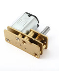 DC 6V 300RPM Micro Gearbox Motor With Metal Reducer, Tiny High Torque Gear Drive for DIY RC Hobby, Drones, 3mm Shaft, 10mm Housing