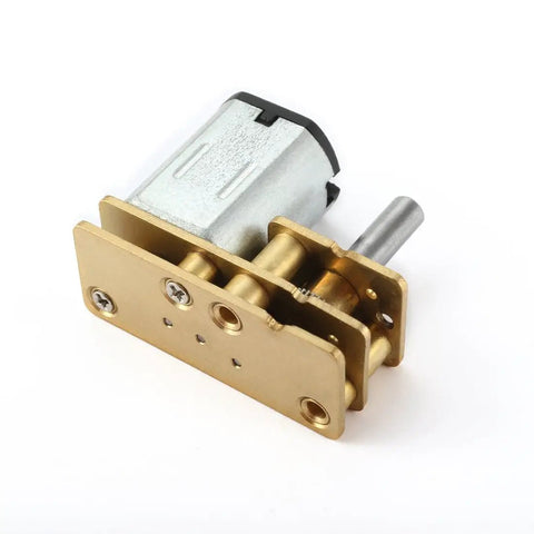 DC 6V 300RPM Micro Gearbox Motor With Metal Reducer, Tiny High Torque Gear Drive for DIY RC Hobby, Drones, 3mm Shaft, 10mm Housing