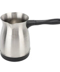Turkish Coffee Maker 600ML Stainless Steel Electric Kettle With Large Capacity For Coffee Tea And Milk Ergonomic Anti Scald Handle Pot Warmer US Plug
