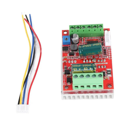 Three Phase Hall Brushless DC Motor Controller 6 to 60V PWM Speed Module 350W with wires for robotics and e-bikes