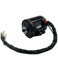 Rock Solid 4000 Watt Brushless Mid Drive Electric Motor For Moped Scooter Atv Go Kart with integrated controller and cables.