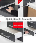 20 Inch Metal Drawer Slides Heavy Duty Drawer Runners With Screws White Bottom Fix Pull Out Rails Repair Kit Rust Resistant Smooth Quiet Operation 2 Pack installed on a drawer, showing smooth push-pull use