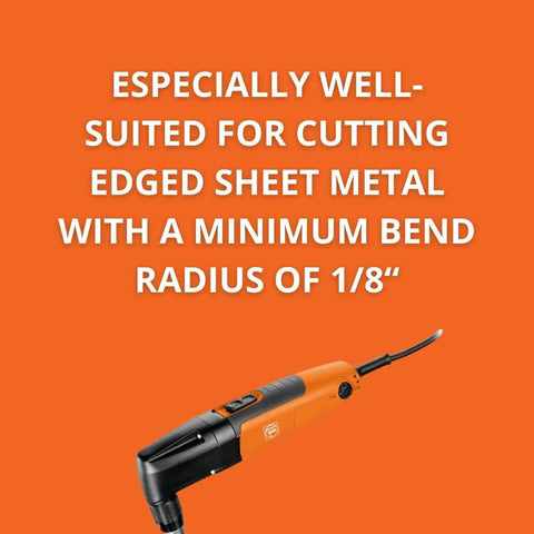 Pro Grade Compact Nibbler For Tight Radius Curves And Edge Cuts With 360 Degree Rotating Head And QuickIn System 19 Gauge Cutting