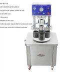 Heavy Duty Vacuum Capper For Glass Jars And Tin Cans With Adjustable 30 To 80 Mm Jaw, compact design for precise bottle sealing.