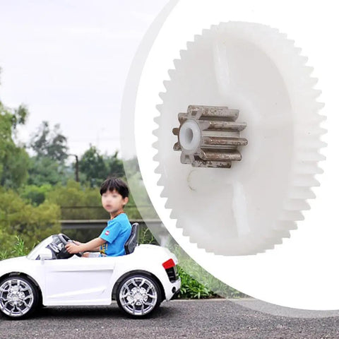 Plastic Gear Set For RS550 And RS390 Motors, Replacement Parts For Electric Ride On Toys, large gear overlay