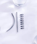 14G Piercing Taper Kit With 2mm Titanium Extension Poles for internal threaded tragus helix conch cartilage piercing jewelry.