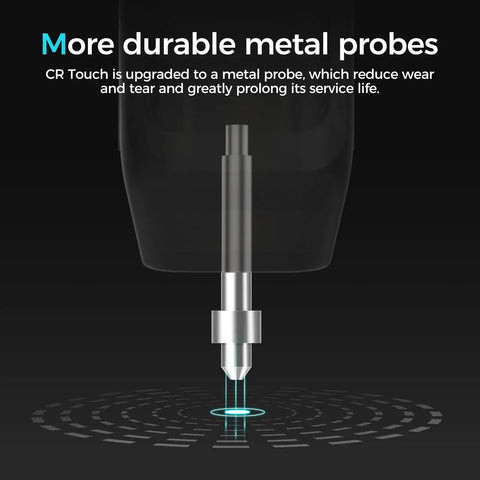 Image of a metal probe for CR Touch Auto Leveling Sensor For Ender 3 V2 Neo Ender 3 S1 Pro and CR 10 Smart Pro Printers
