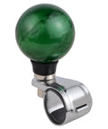 One Hand Steering Wheel Spinner Knob For Tractors Forklifts And Lawn Mowers Durable Resin And Metal Alloy Suicide Knob Green