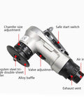 Lightweight 45 Degree Manual Chamfering Tool For Metal Tubes And Edges Mini Portable Handheld Pneumatic Chamferer showing parts labeled.