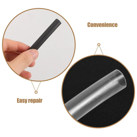 Check out this Sick 78pcs Heat Shrink Shoelace Ends Repair Kit With Plastic Caps For Casual And Formal Shoes To Fix Tips Fast And Save Your Laces Anytime Anywhere, black heat shrink lace tip tube