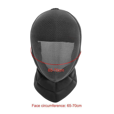 Fencing Mask Headgear With Full Face Shield Ventilated And Lightweight, face circumference 65-70cm, protective sport gear