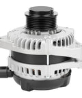 Side view of Beefed Up 130 Amp High Output Alternator Replacement For Odyssey V6 3 5L 2014 2015 2016 2017 Drop In Fit