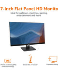 27 Inch IPS Full High Definition Monitor With An Adjustable Stand For Home Office And Entertainment 75 Hz Refresh Rate