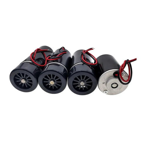 Heavy Duty Cnc Engraving Spindle Motor 300W 48V Dc Brush Air Cool 12000 Rpm Precision Milling Router Tool showing three motors with wires.