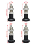 Nose Spring Plunger Set In Four Sizes With Self Locking Knob And Spring Return Indexing For Precision Tooling Pro Grade Heavy Duty