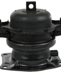 Front Engine Mount For 2006 2008 Honda Pilot V6 3.5L Fwd With Wire Sensor OEM standard, heavy-duty black metal, front view.