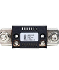 Heavy Duty DC Ammeter Shunt 300A 75mV Manganin Alloy with dual terminals for use in digital voltmeters or analog meters.