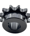Twelve Tooth Roller Chain Sprocket Type B With Three Quarter Inch Bore Hardened 1045 Carbon Steel Drive Sprocket For ANSI Forty Chain