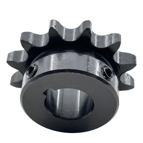 Twelve Tooth Roller Chain Sprocket Type B With Three Quarter Inch Bore Hardened 1045 Carbon Steel Drive Sprocket For ANSI Forty Chain