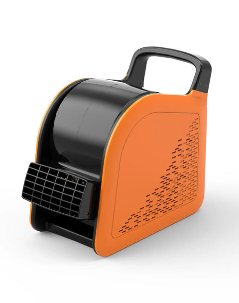 Heavy Duty Air Mover Blower Fan For Drying, Cooling, And Ventilating At Home, Garage, Workshop Or Job Site, 355 CFM, Orange