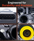 Hella Solid Electric Water Pump Thermostat Kit With Premium Gaskets detailed view of durable components and connections.
