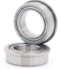 Beefy Flanged Ball Bearings FR1810ZZ 7.939 by 12.7 by 3.967 mm 10 Pack For RC Cars And Model Builds Inch Size Bearings Fits Lynx Super Speedway Front Axle 3 To 16 And Corally Pro 10 1 To 12, two shielded steel bearings