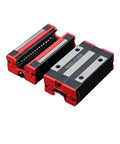 Close-up of two HGH20CA blocks for Dual 20mm Linear Guide Rail Kit with Four HGH20CA Blocks 1800 1850 1900 2000mm Length Options