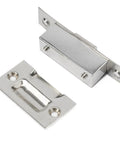 Stainless Steel Cabinet Roller Catch With Spring Ball Latch For Wooden Closet And Cupboard Doors Includes Screws For Easy Diy Repair And Quiet Soft Close Performance In Home Improvement Projects showing latch and screws