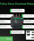 LRD10 TeSys D Class 10 Overload Relay For Single-Phase Systems with IEC contactor compatibility, screw clamp terminals visible
