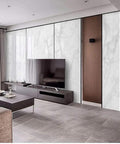 Living room wall with Marble Contact Paper For Countertops Peel And Stick Self Adhesive Waterproof White Grey Faux Marble Wallpaper