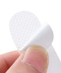 Close-up of Grippy Non Slip Bathtub And Shower Stickers Set 24 Pieces 8 By 0.8 Inch Anti Skid Treads Tape with textured surface.