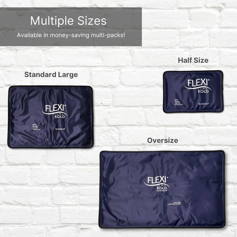 American Flag Gel Ice Pack For Injuries And Cold Therapy Reusable Large Ice Pack 10.5 By 14.5 Inches for pain relief in multiple sizes displayed