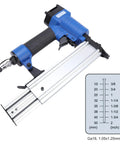 Heavy Duty 18 Gauge Pneumatic Brad Nailer Drives 3 8 To 2 Inch Finish Nails For Trim And Carpentry with aluminum body and depth gauge.