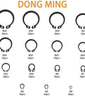 Heavy Duty Multiple Size Clip Set Ranging From 4mm To 28mm For Heavy Machinery And Car Repair Jobs That Won`t Rust Steel Rings in various sizes.